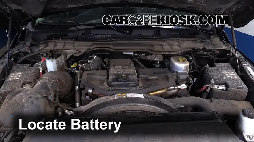 2015 Ram 2500 Laramie 6.7L 6 Cyl. Turbo Diesel Crew Cab Pickup (4 Door) Battery Replace